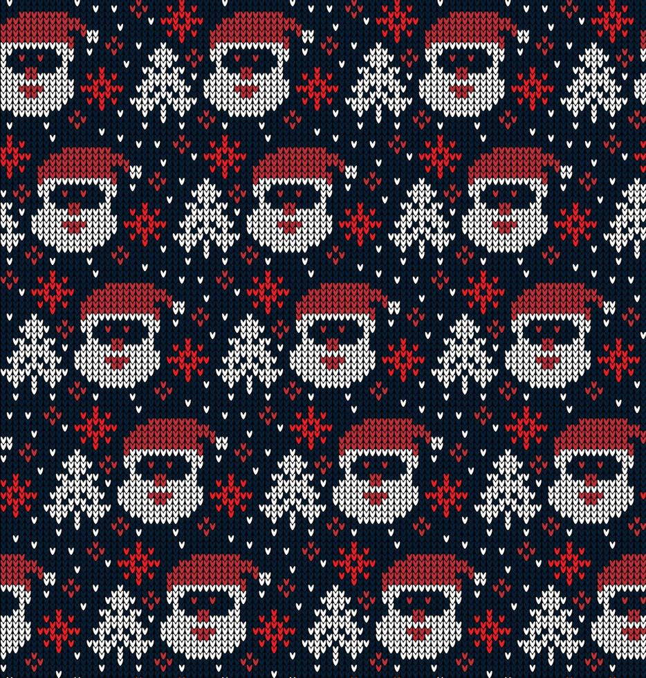 patrón de punto de navidad y año nuevo. diseño de suéter de punto de lana. papel de envolver papel estampado textil. eps 10 vector