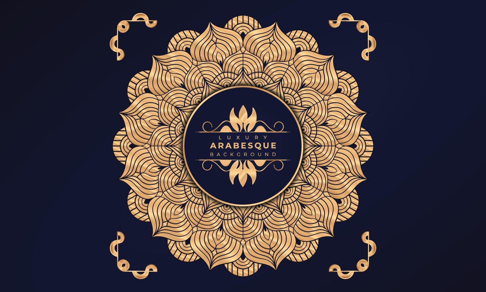 Luxury mandala background design with golden arabesque pattern arabic islamic east style. Decorative mandala design for print, poster, cover, brochure, flyer, banner. vector