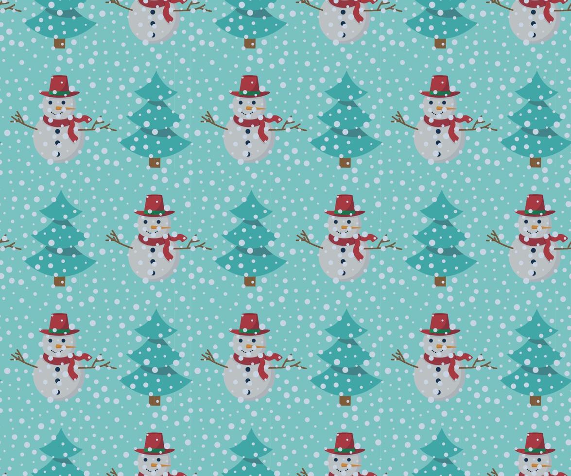 Christmas background, seamless tiling, great choice for wrapping paper pattern vector
