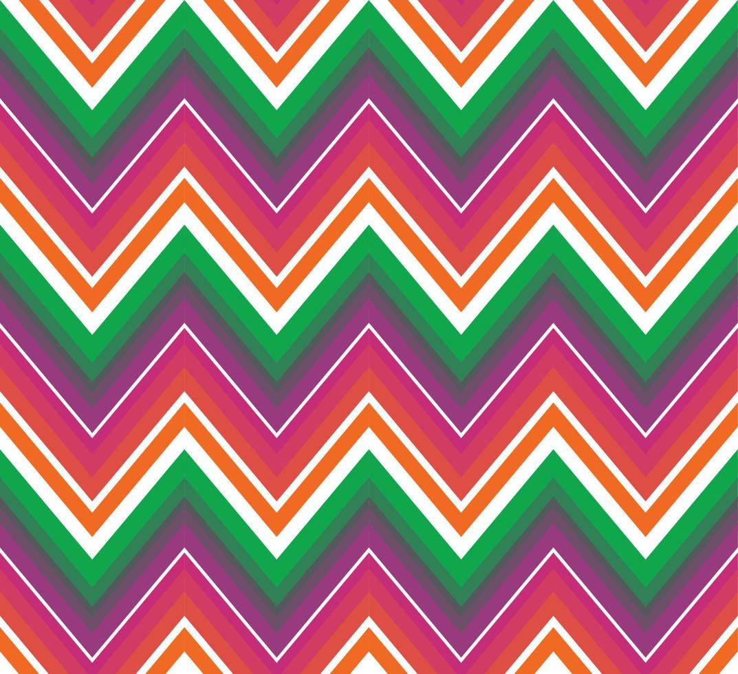 Vector background bright and colorful made of zig zag stripes
