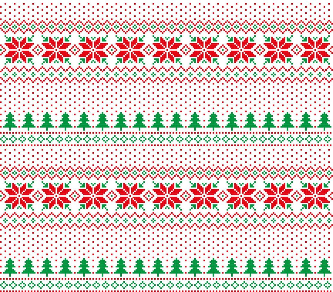 New Year's Christmas pattern pixel vector illustration eps