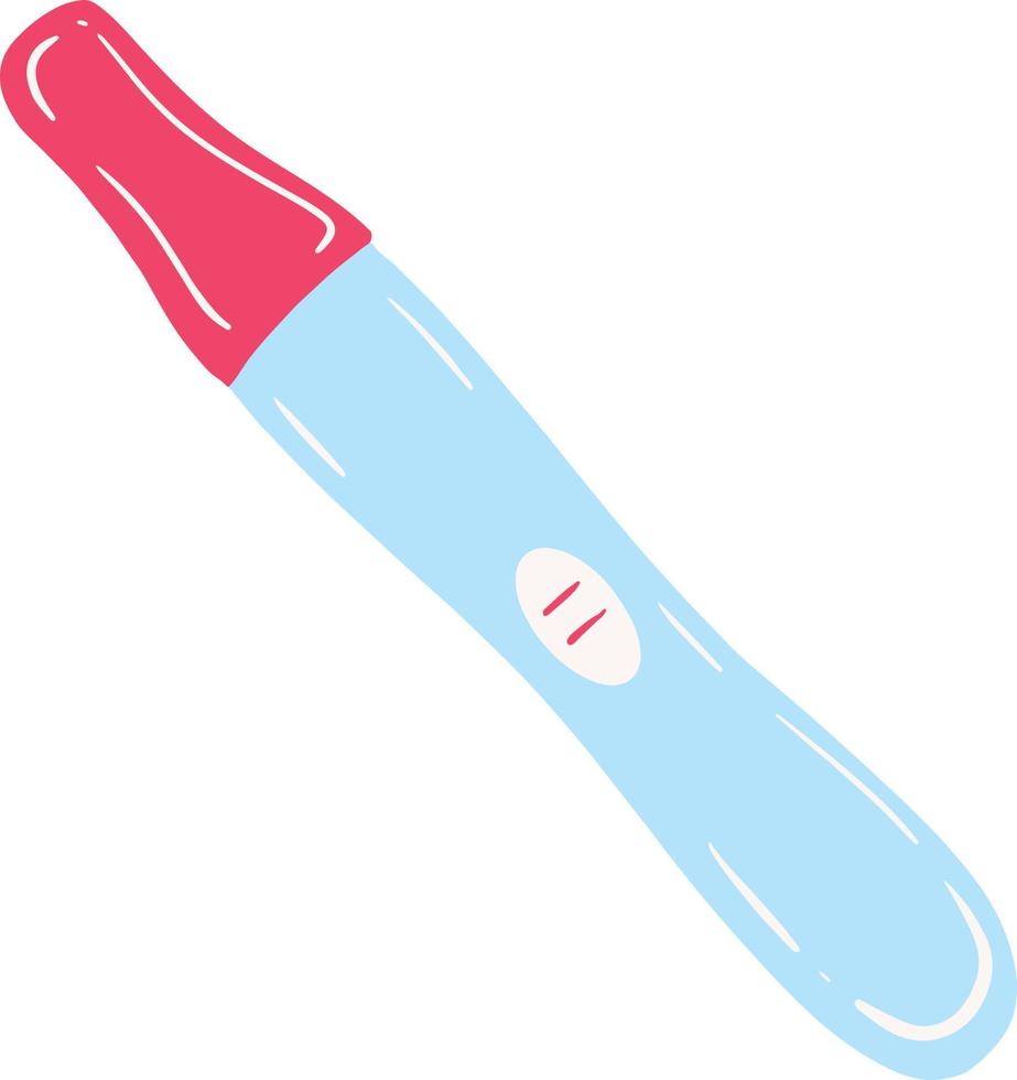 Pregnancy test kit illustration vector