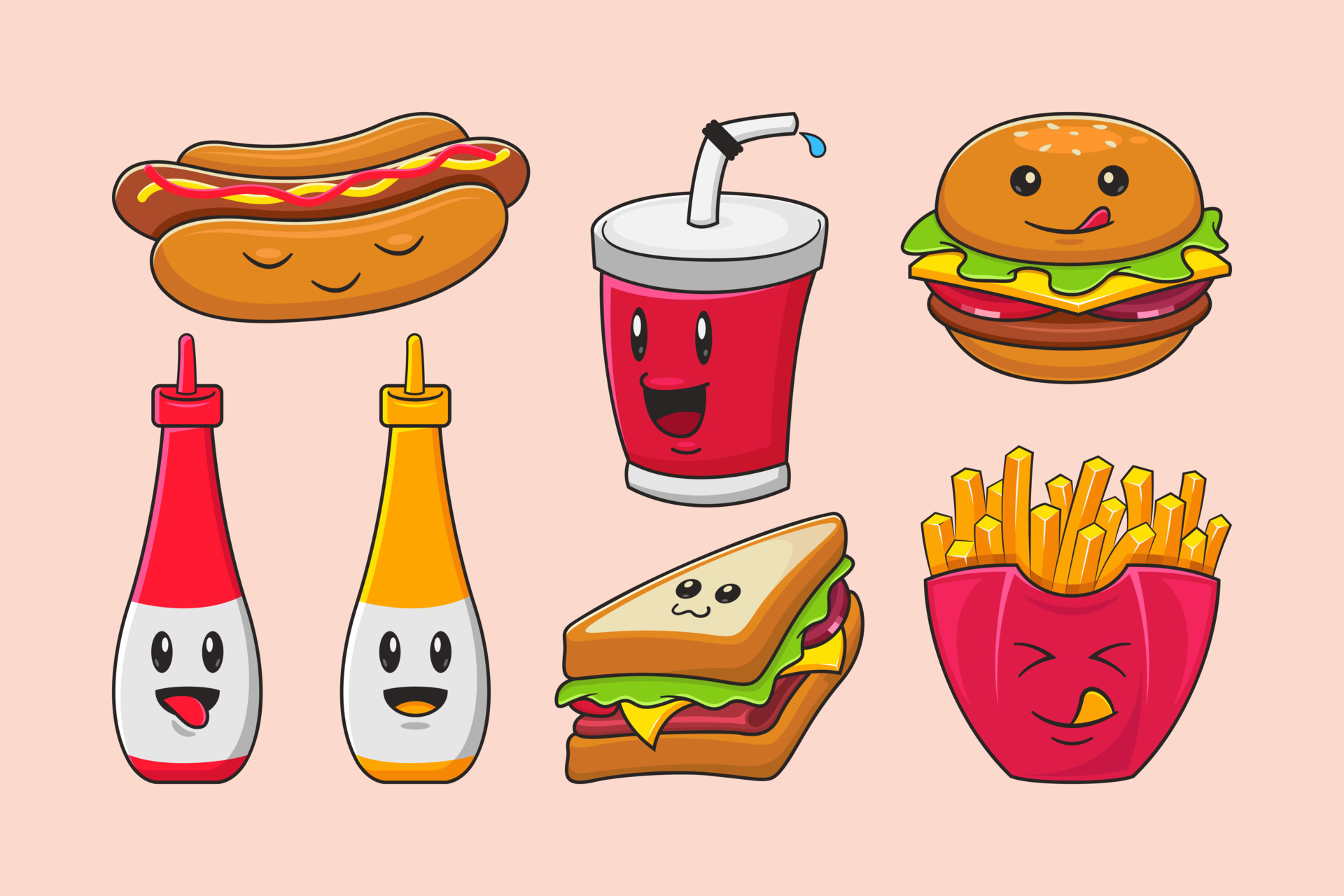 delicious-latin-american-food-fast-food-set-16074951-vector-art-at-vecteezy