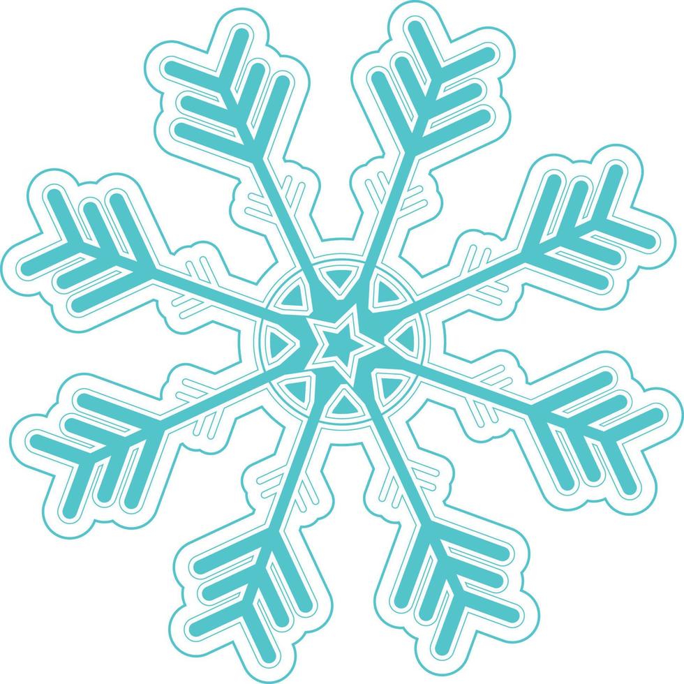 Snow Flower Eps vector art