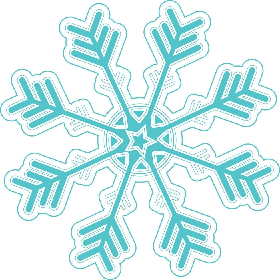 Snow Flower Eps vector art