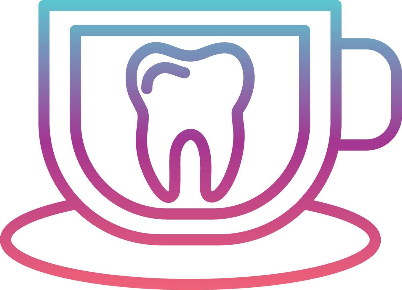 Yellow  Teeth Vector Icon