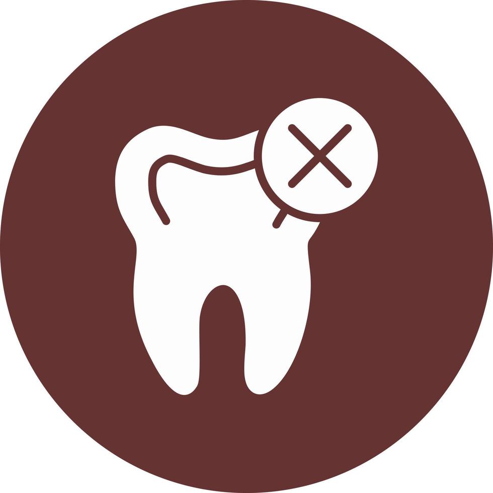 Teeth Loss Vector Icon