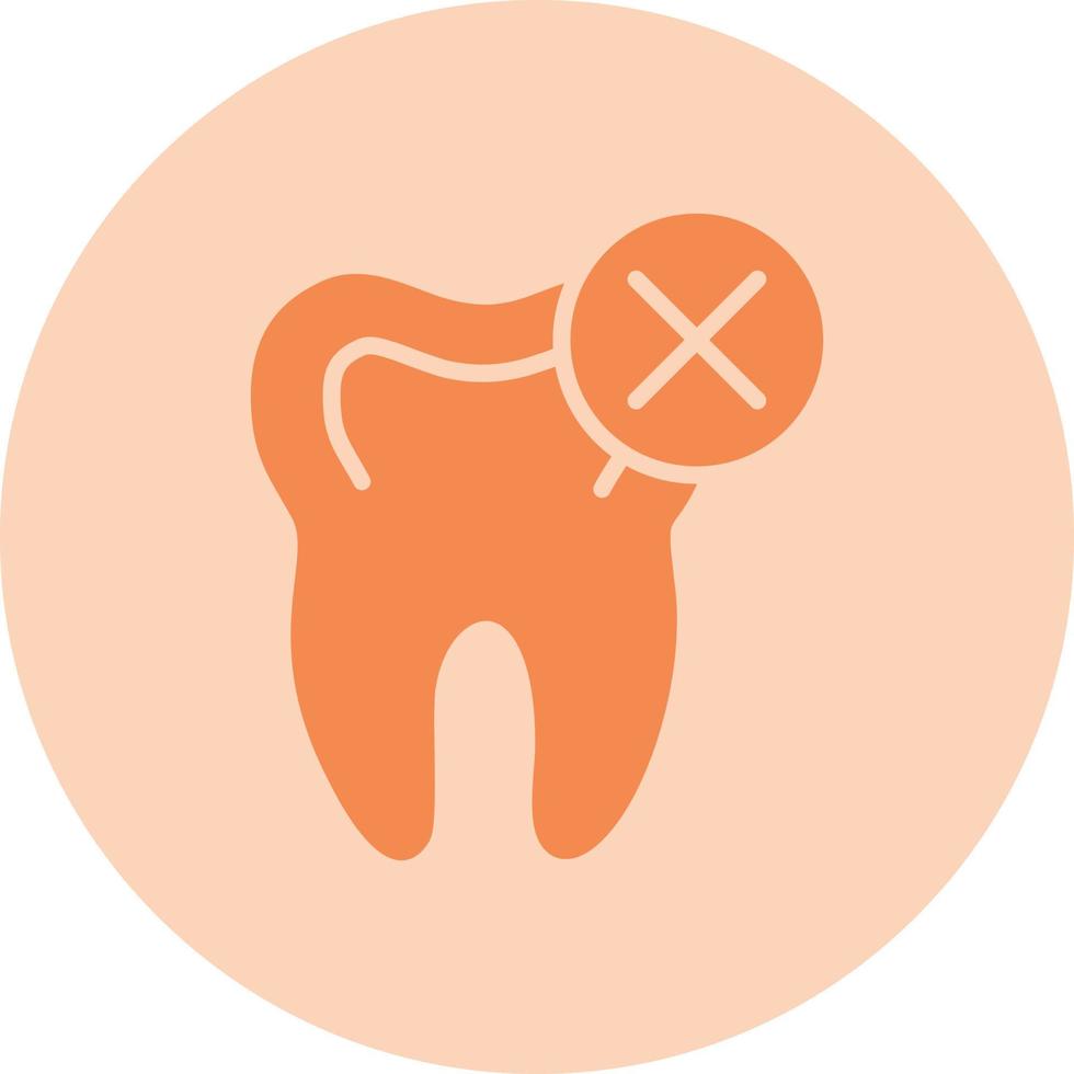 Teeth Loss Vector Icon