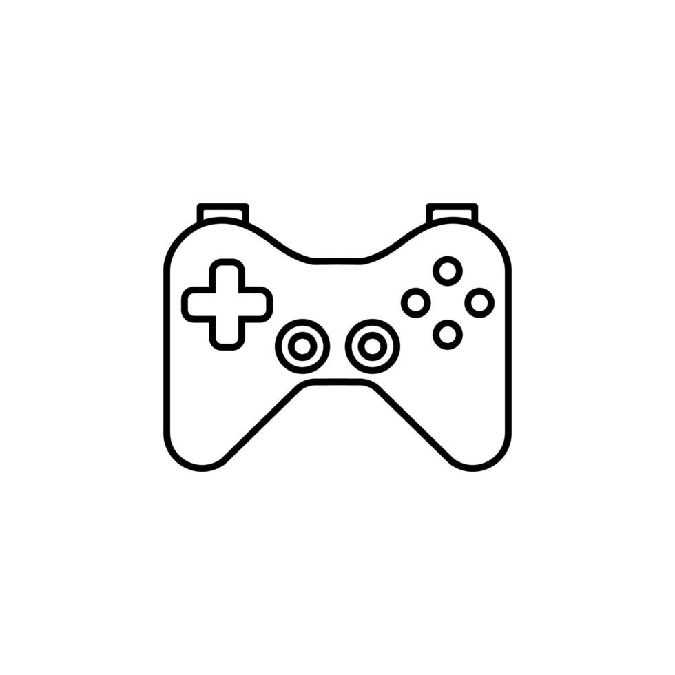 Joystick, game controller, gaming icon. On white background. Joystick, game controller gaming icon vector