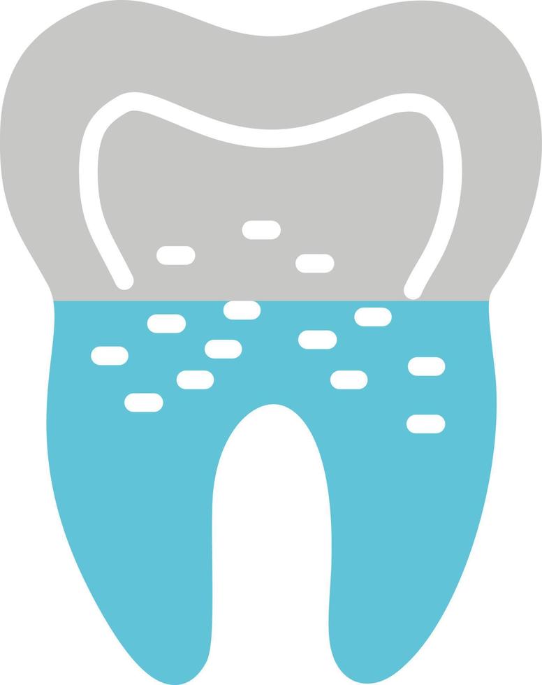 Infected Tooth Vector Icon