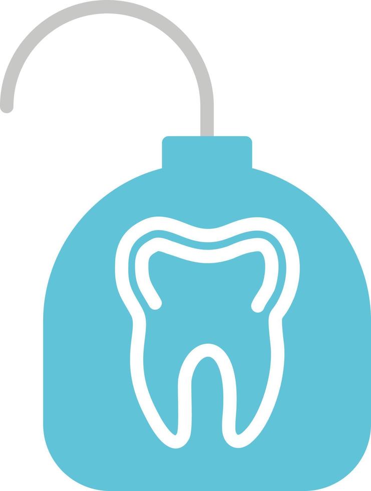 icono de vector de hilo dental