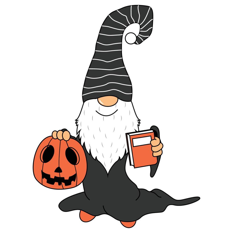cute gnomes cartoon illustration graphic vector