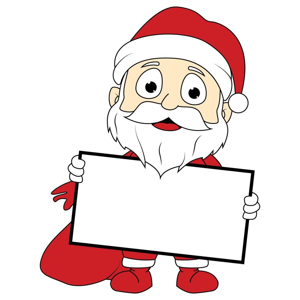 cute santa cartoon illustration graphic vector