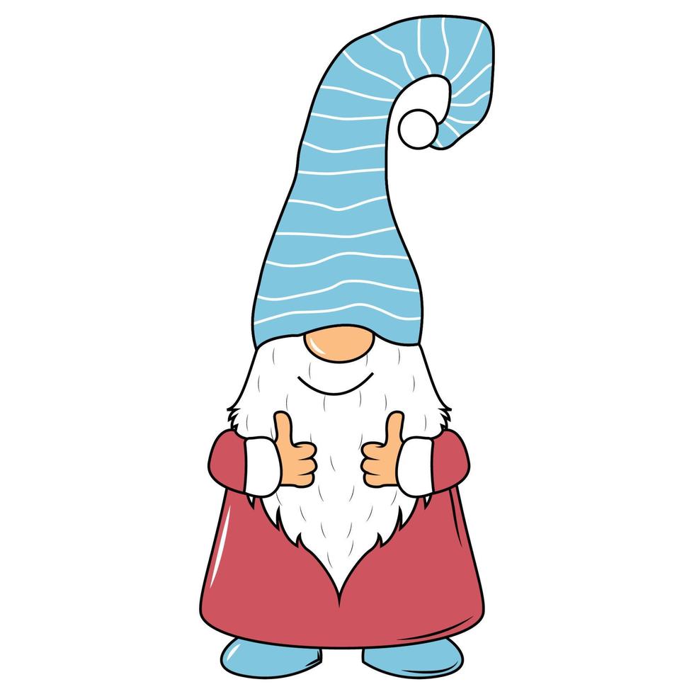 cute gnomes cartoon illustration graphic vector