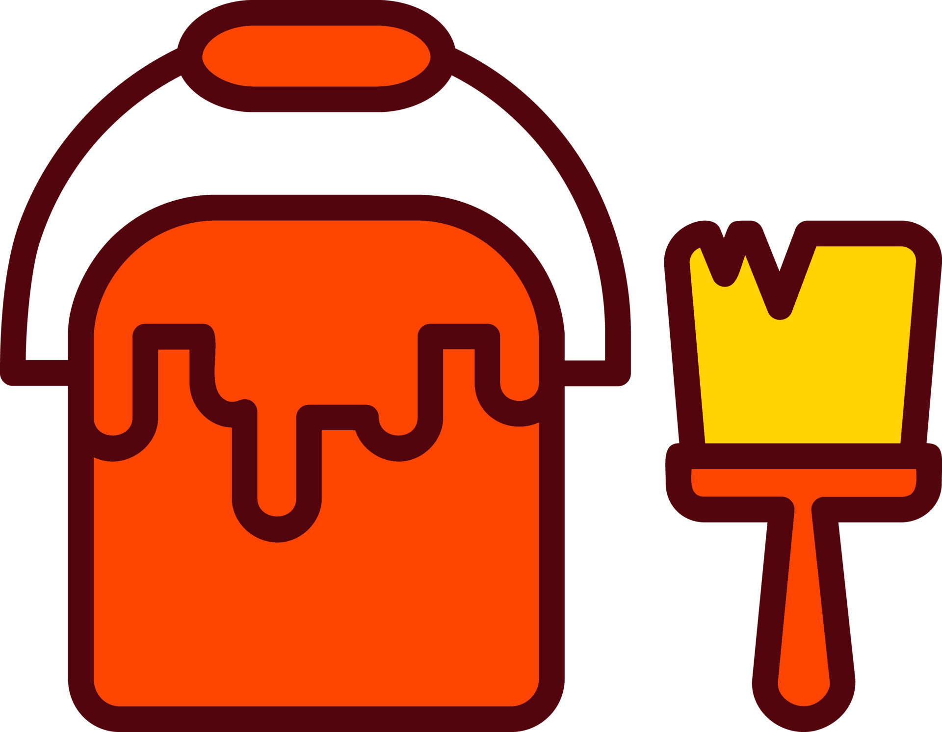 Paint Can Vector Icon 16078769 Vector Art at Vecteezy