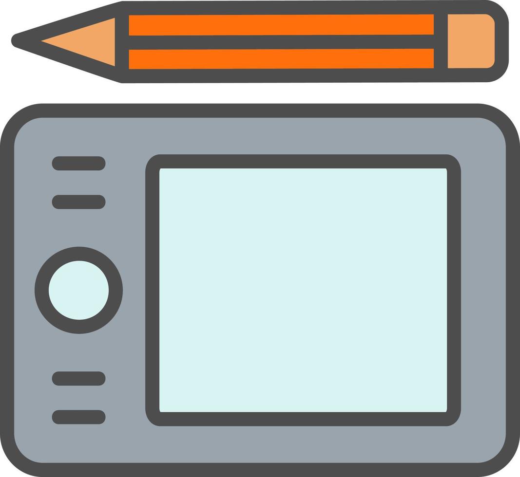 Graphic Tablet Vector Icon