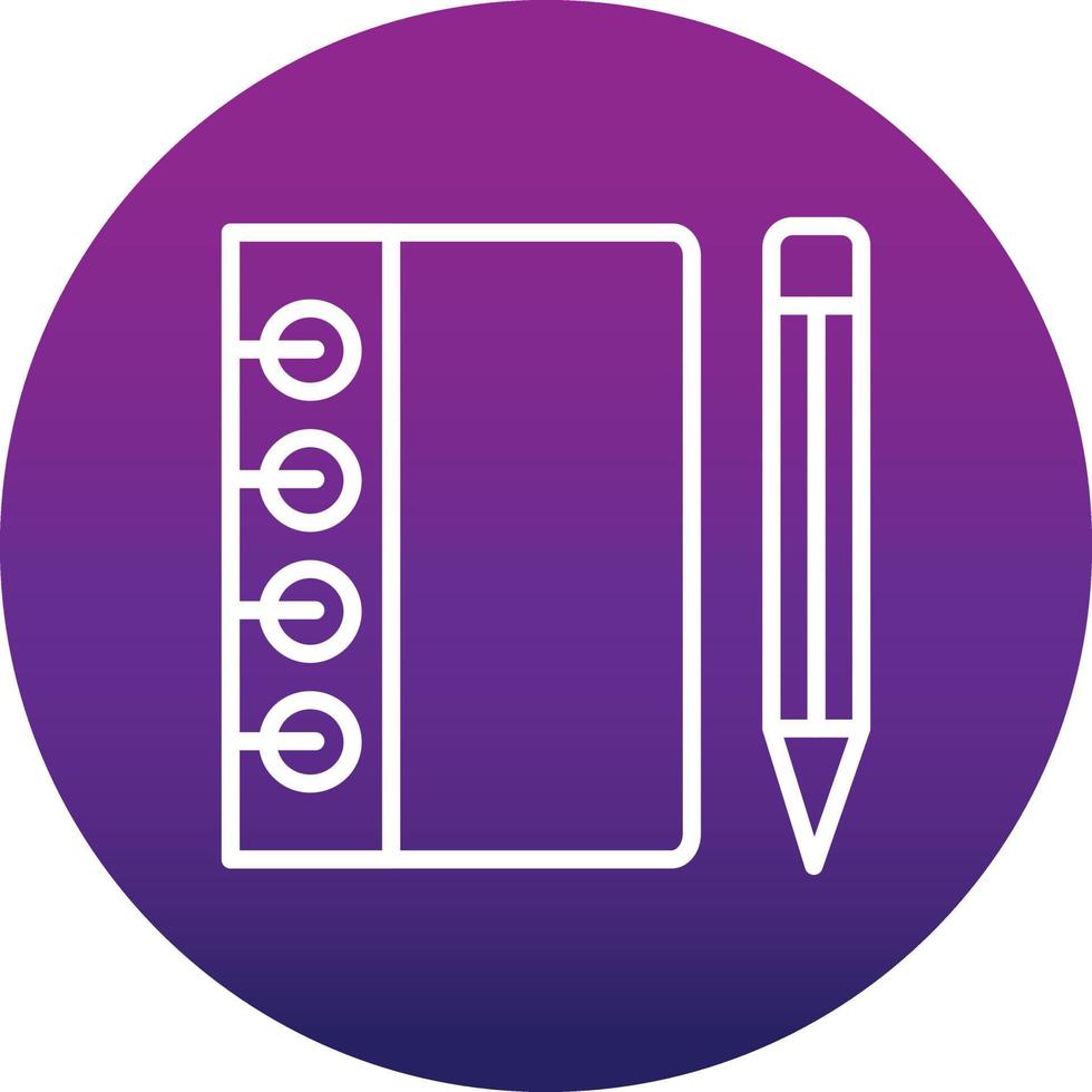 Sketchbook Vector Icon