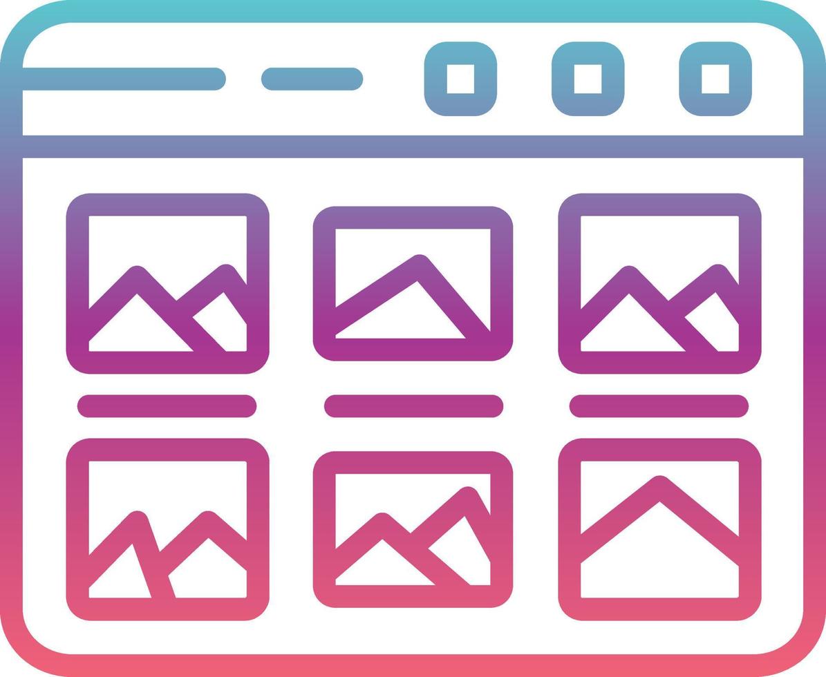 Gallery Vector Icon
