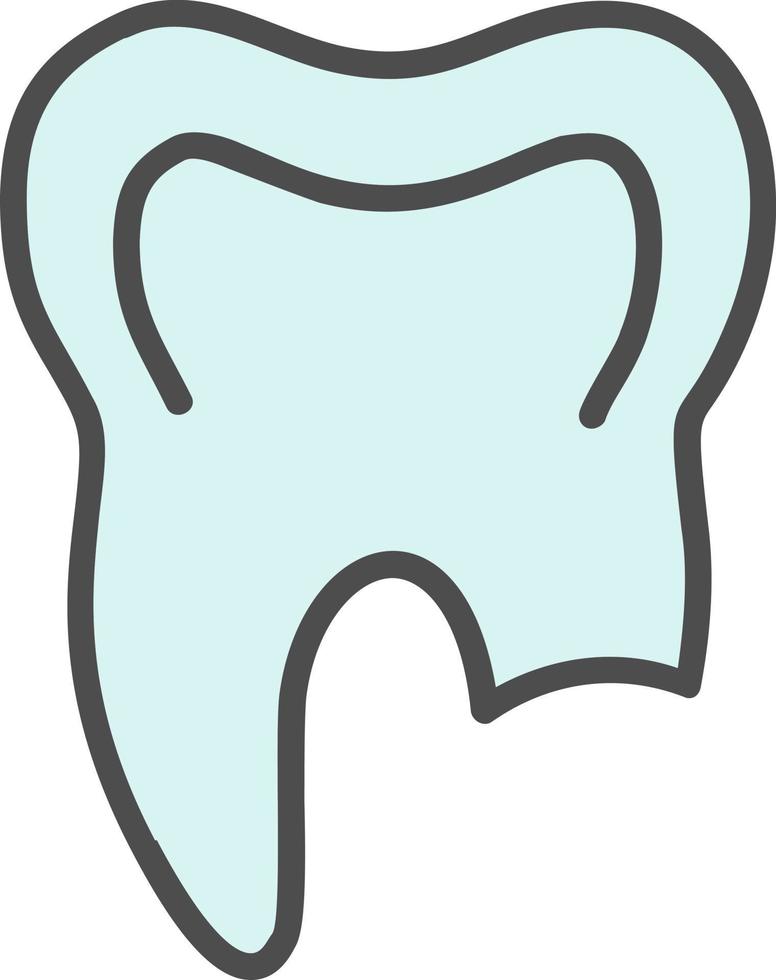 Broken Tooth Vector Icon