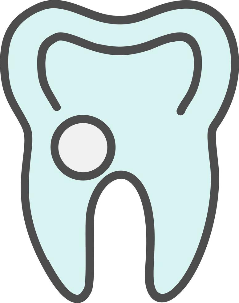 Tooth Hole Vector Icon