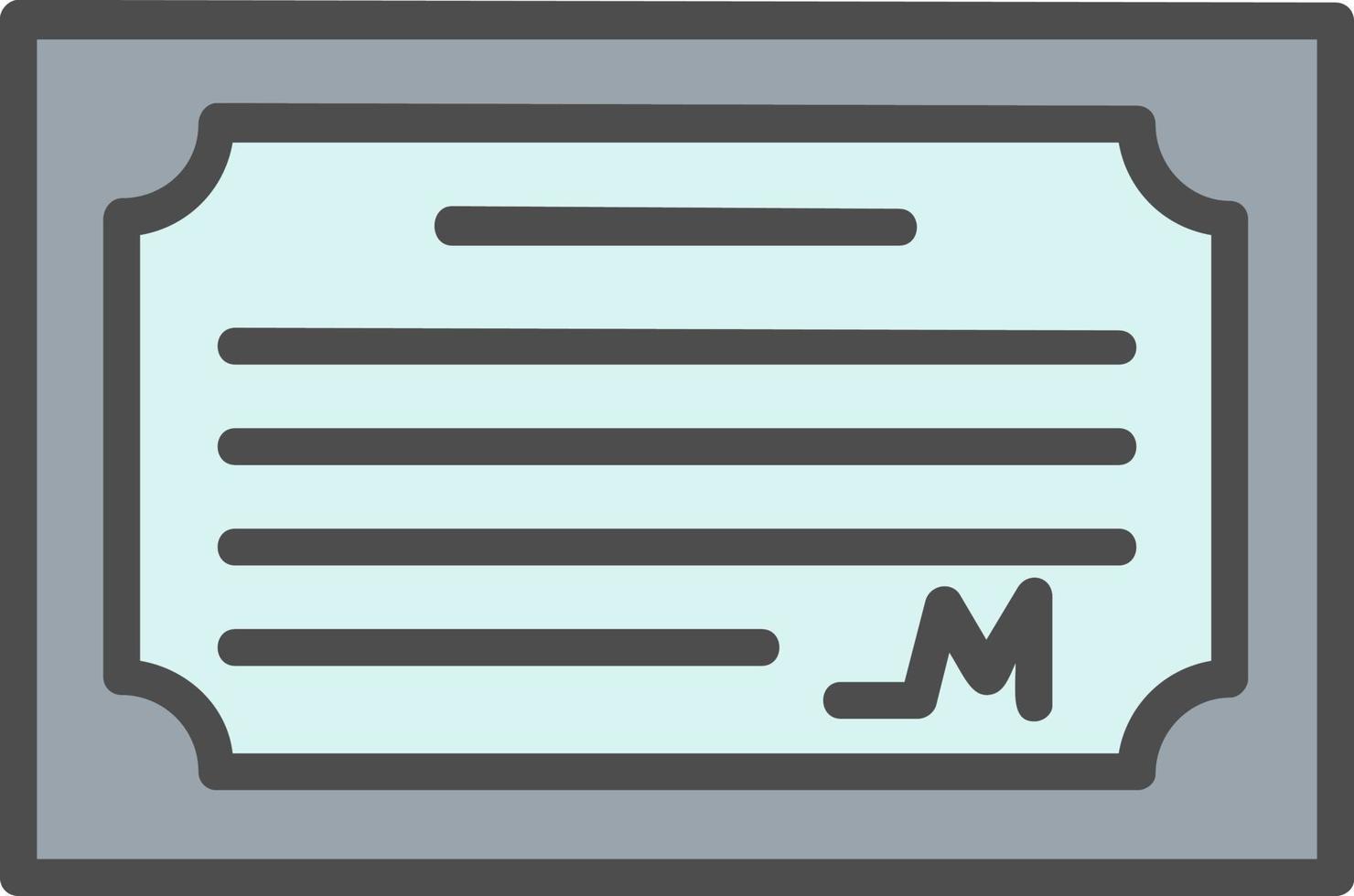 Dental Certificate Vector Icon