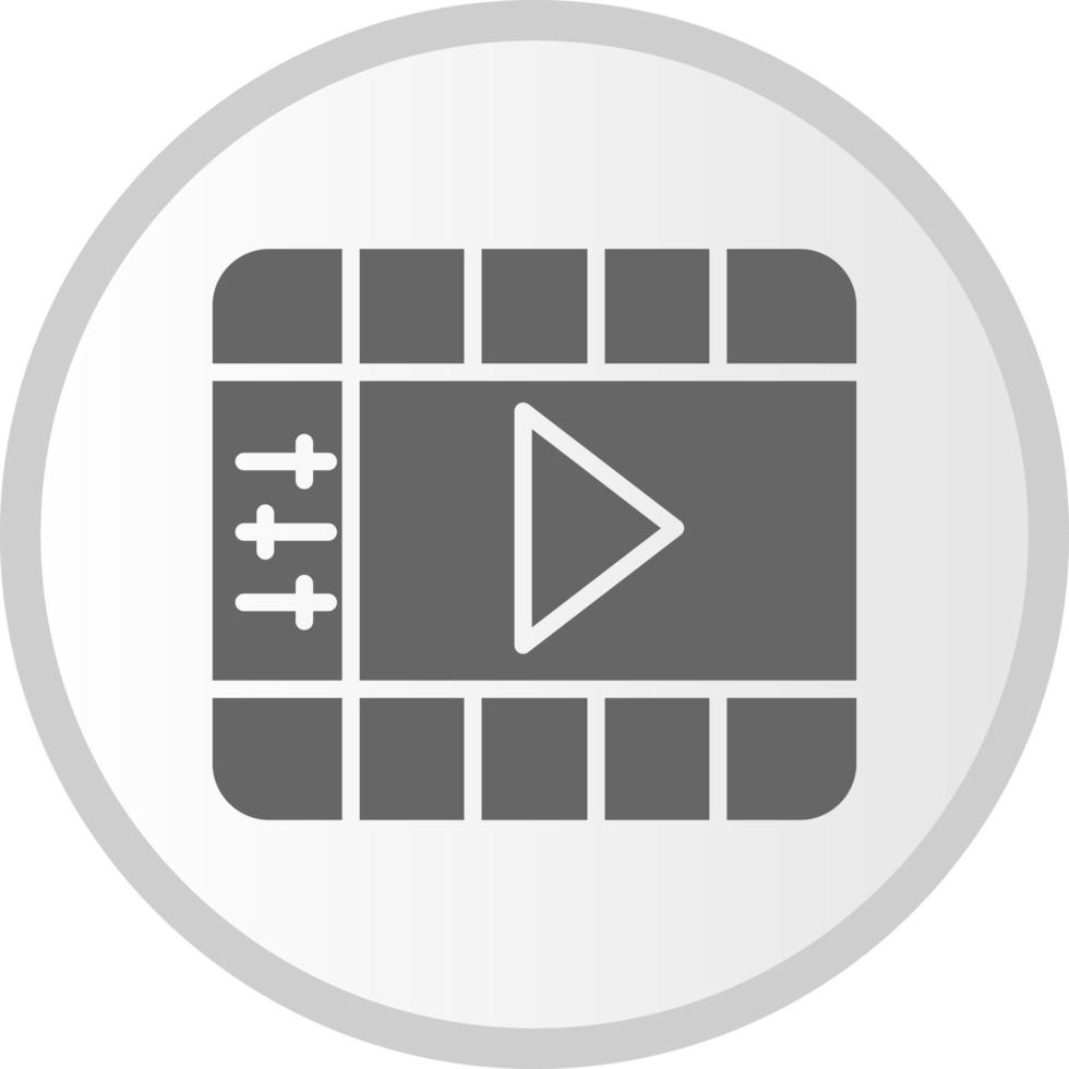 icono de vector de editor de video