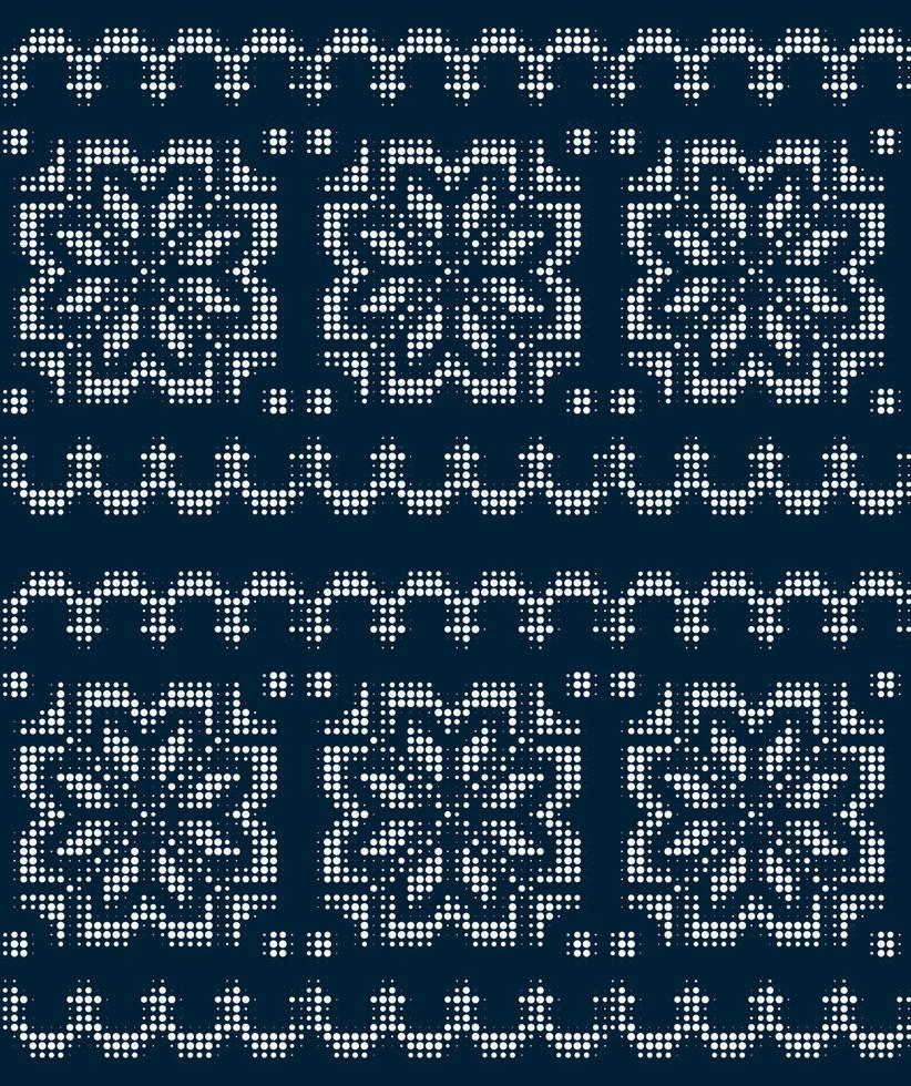 Seamless Christmas pattern in a dot. eps 10 vector