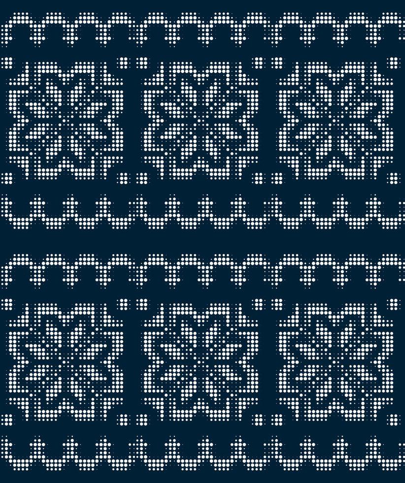 Seamless Christmas pattern in a dot. eps 10 vector