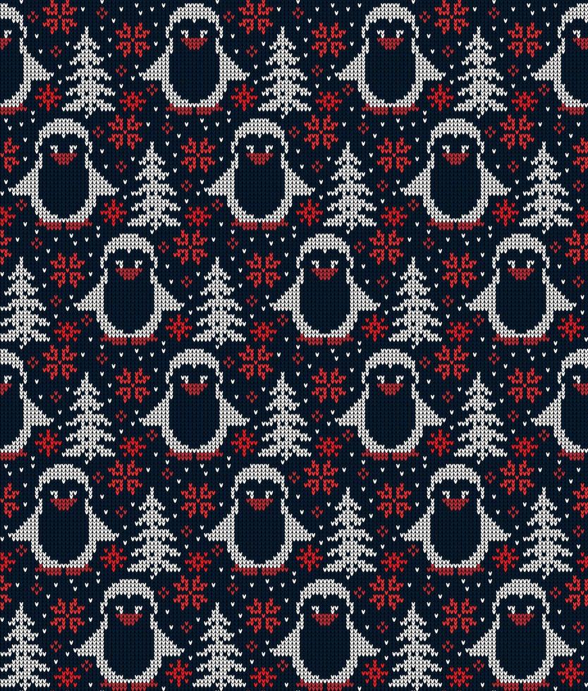 patrón de punto de navidad y año nuevo. diseño de suéter de punto de lana. papel de envolver papel estampado textil. eps 10 vector