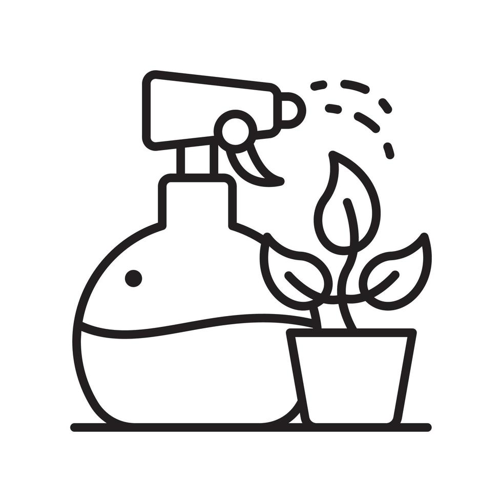 Nourish vector outline icon style illustration. EPS 10 file