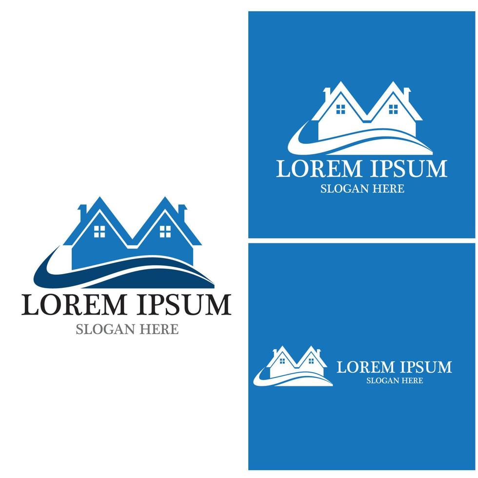 House Logo Home Real Estate Business  Home  building vector