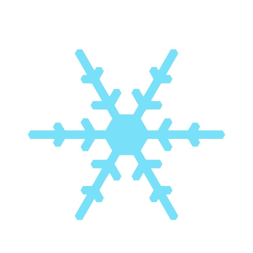 Vector  snowflake  icon.  illustration for web