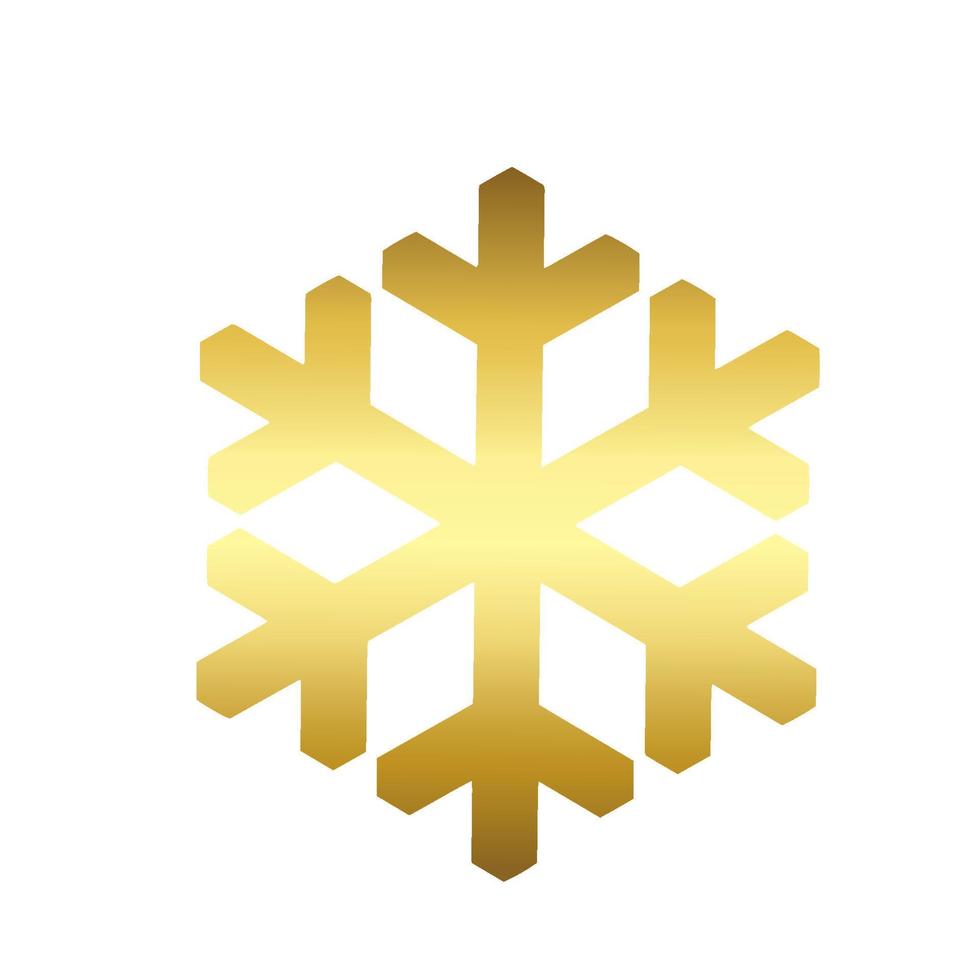 icono de copo de nieve vectorial. ilustración para web vector