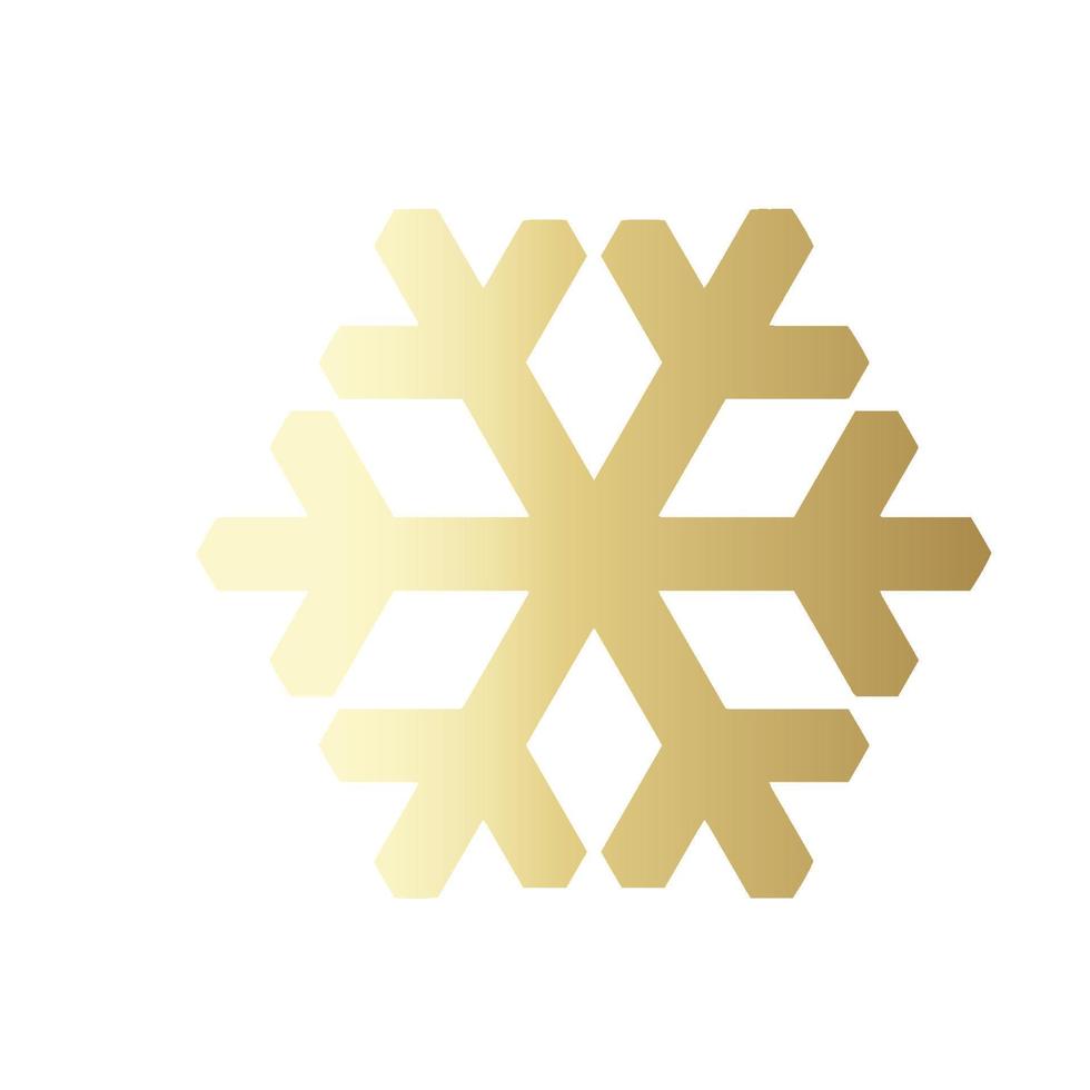 Vector  snowflake  icon.  illustration for web