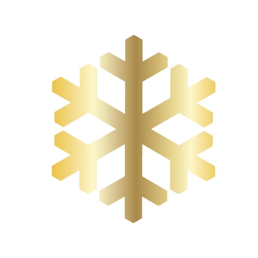 icono de copo de nieve vectorial. ilustración para web vector