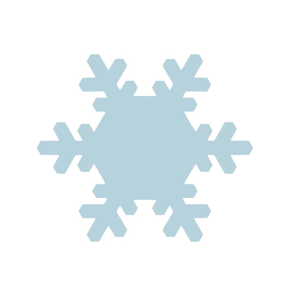Vector  snowflake  icon.  illustration for web