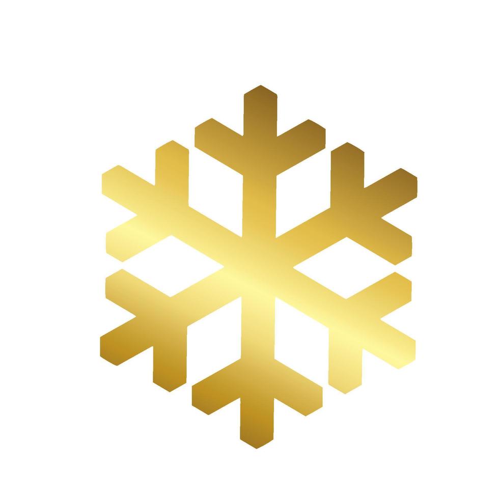 Vector  snowflake  icon.  illustration for web