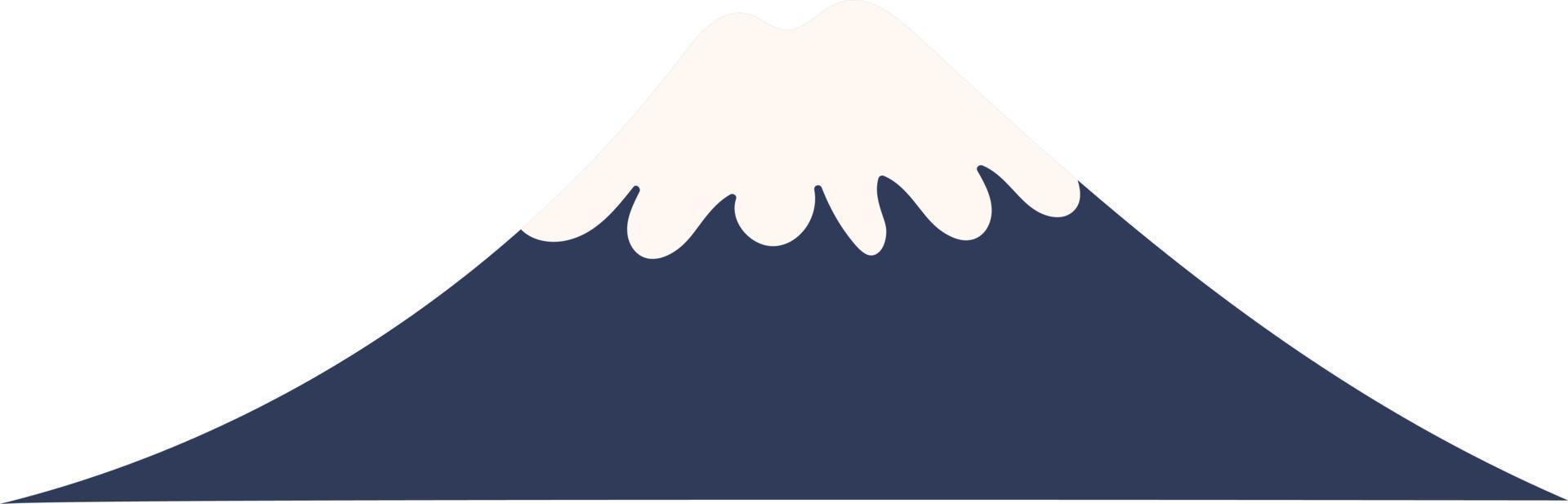 Fuji mountain illustration vector