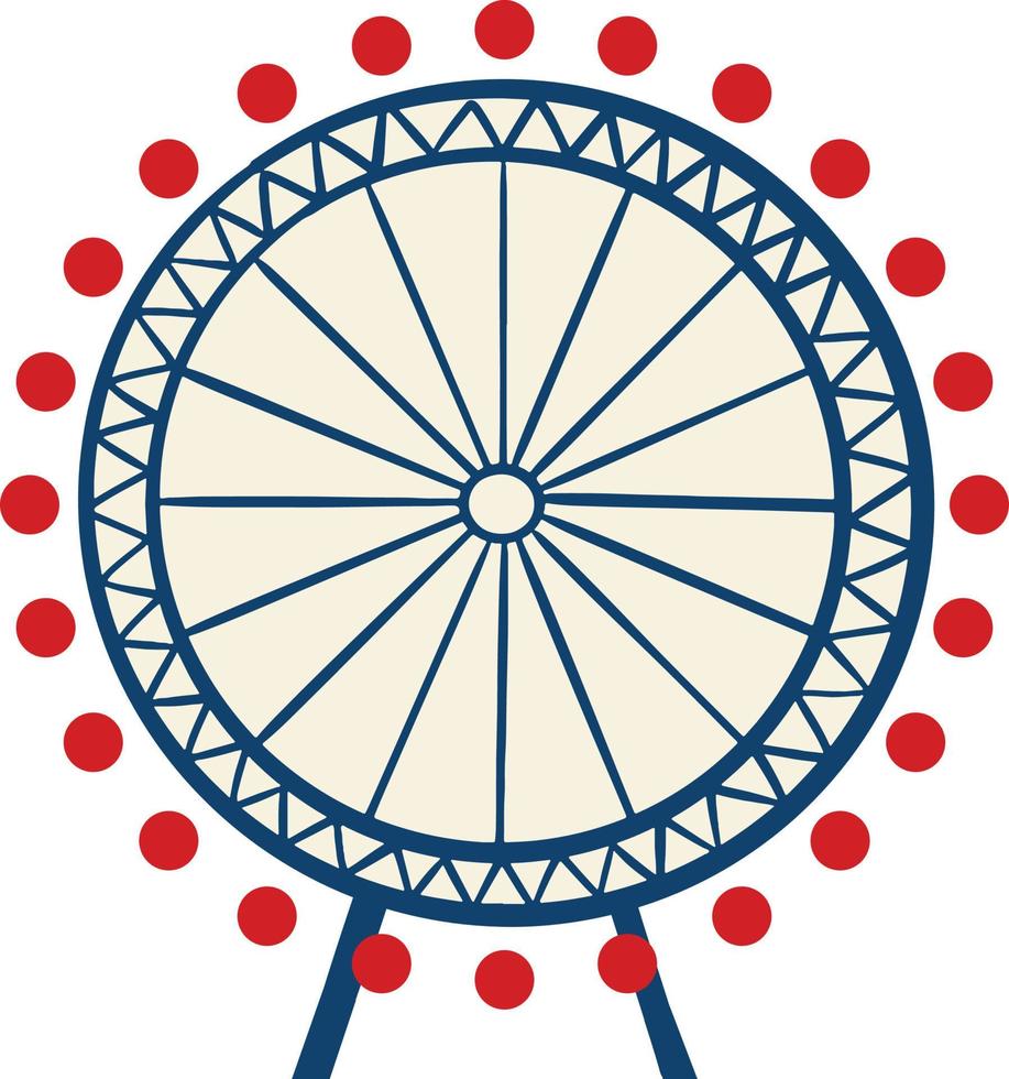 London eye illustration vector