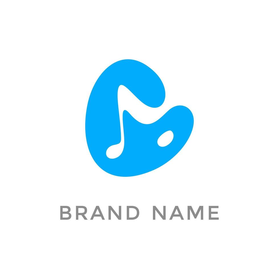 Unique Music Logo vector
