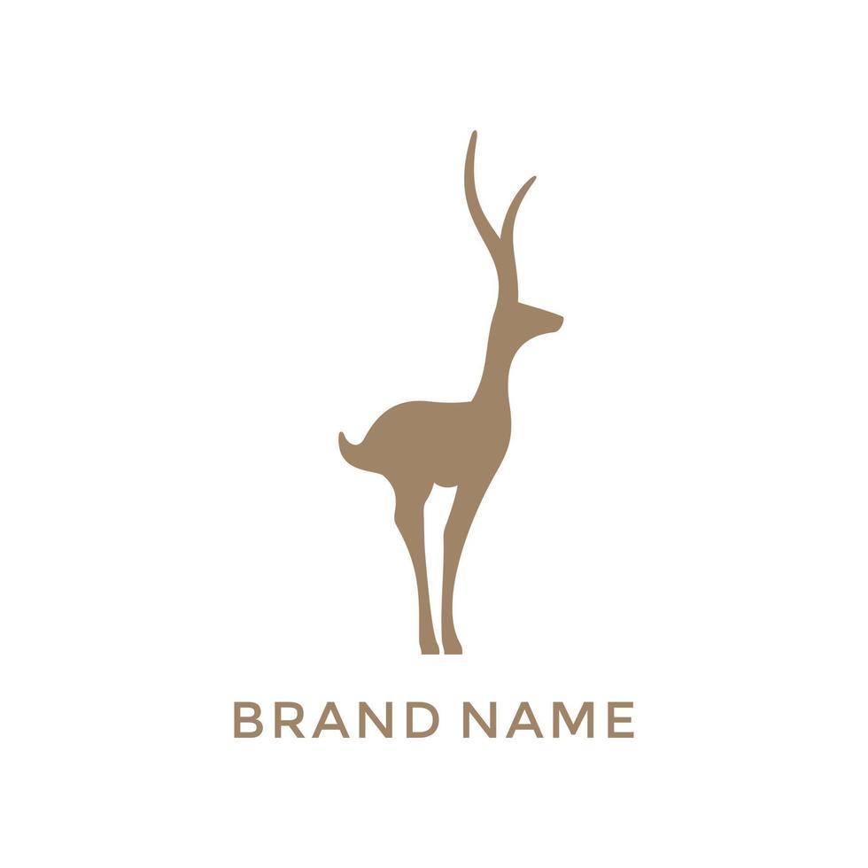 Stylish Deer Logo vector