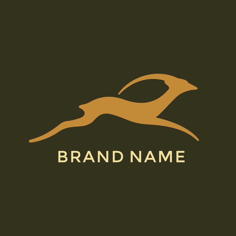 Running Chamois Logo vector