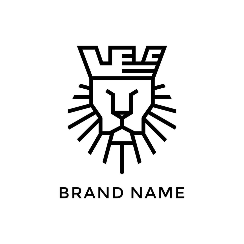 logo del rey leon vector