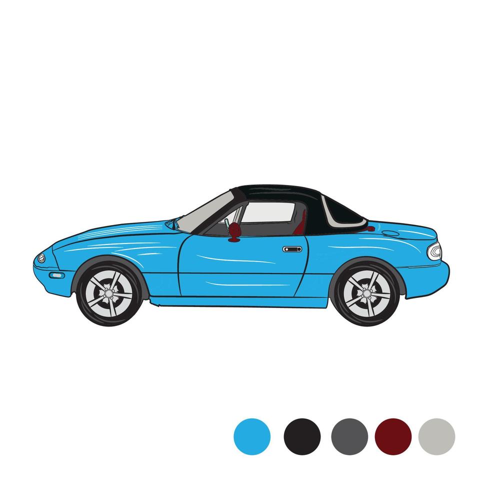 Car Illustration 2023 vector