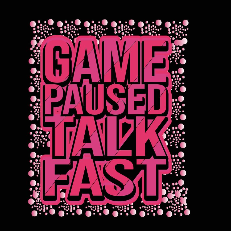 Gaming Tshirt Design vector