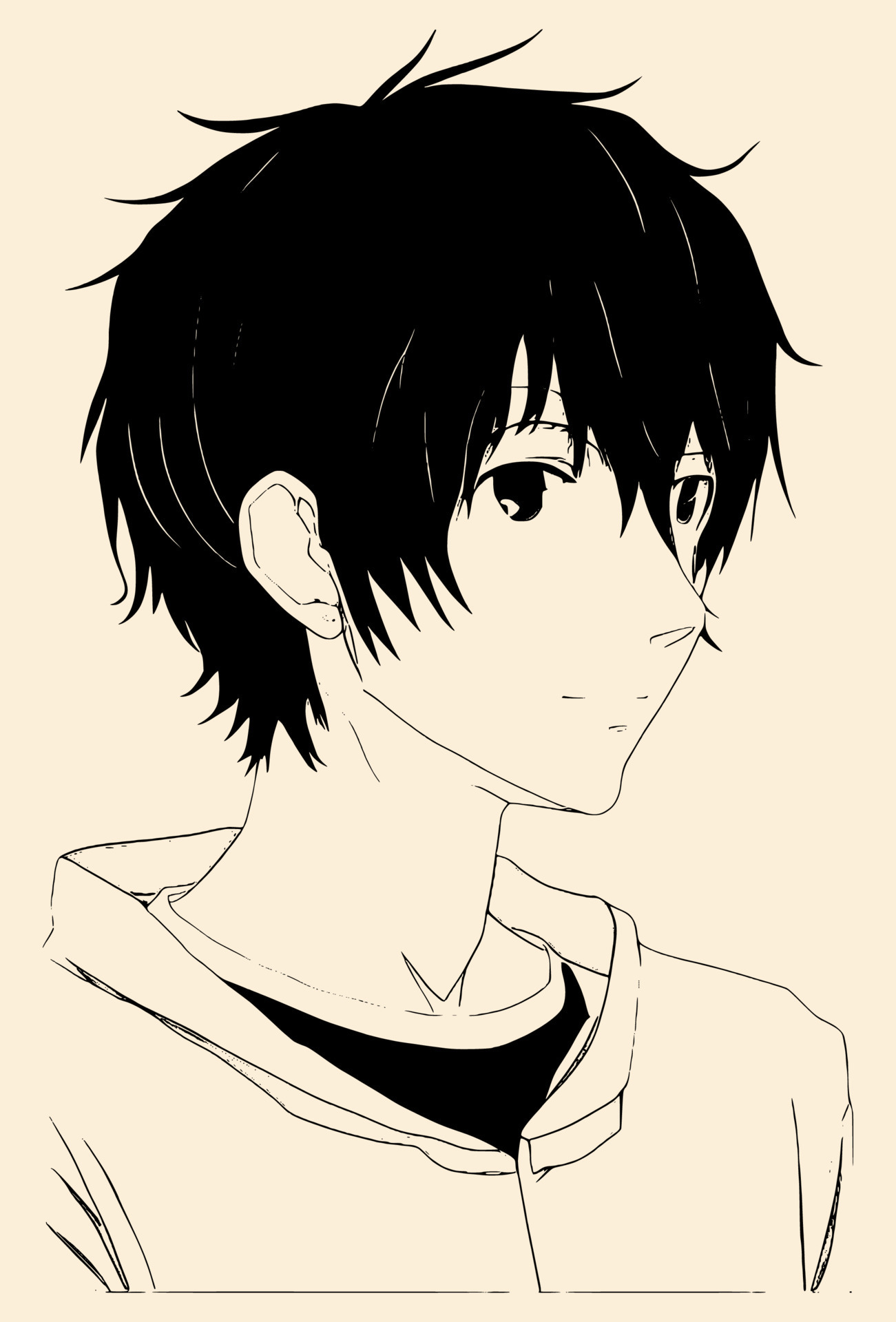 Premium Vector  Young man anime style character vector illustration design  manga anime boy