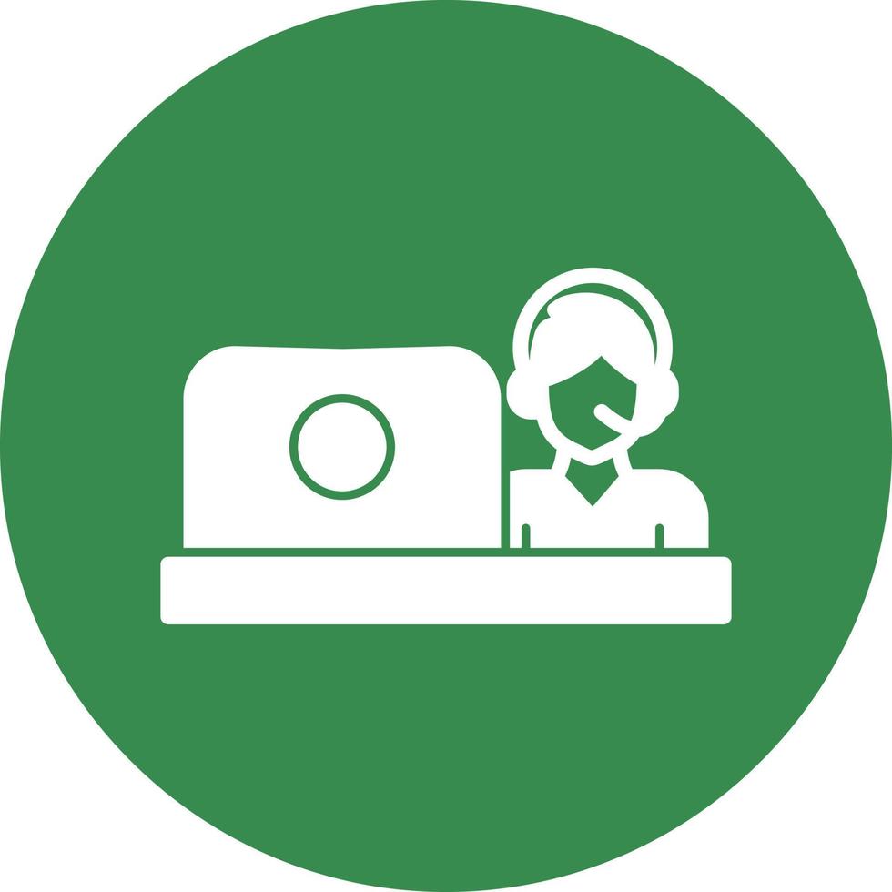 Online Service Vector Icon Design