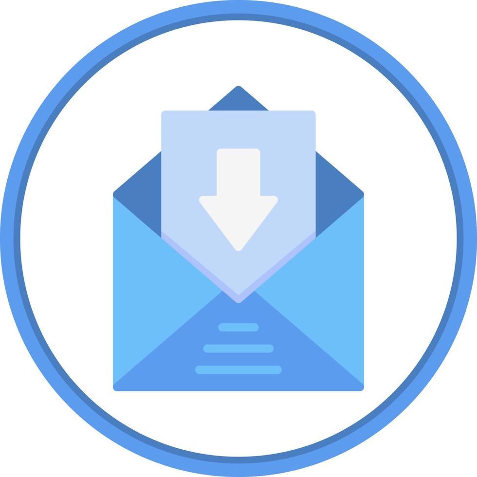 Inbox Vector Icon Design