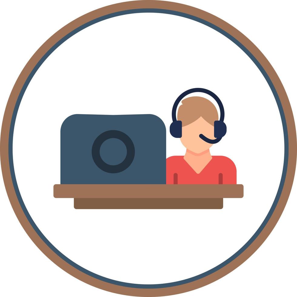 Online Service Vector Icon Design