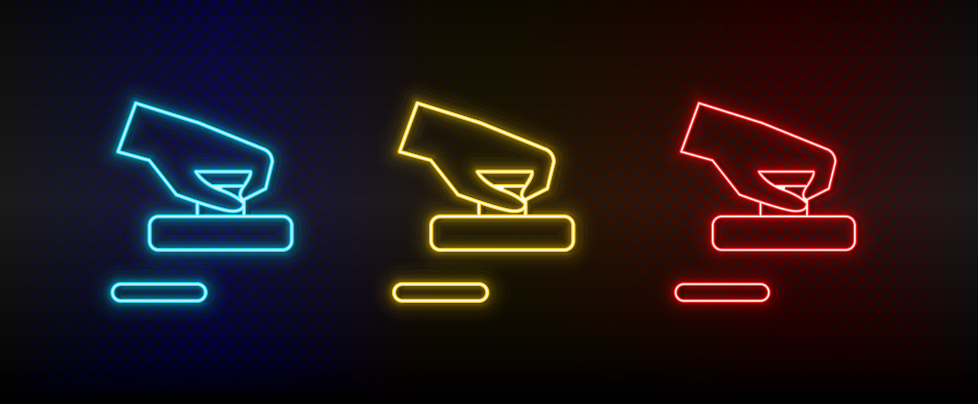 Neon icons